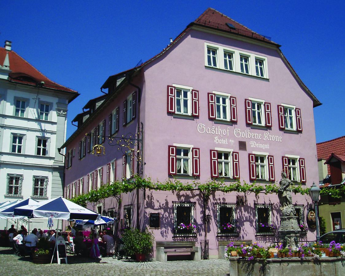Gasthof & Hotel Goldene Krone Iphofen Exterior foto